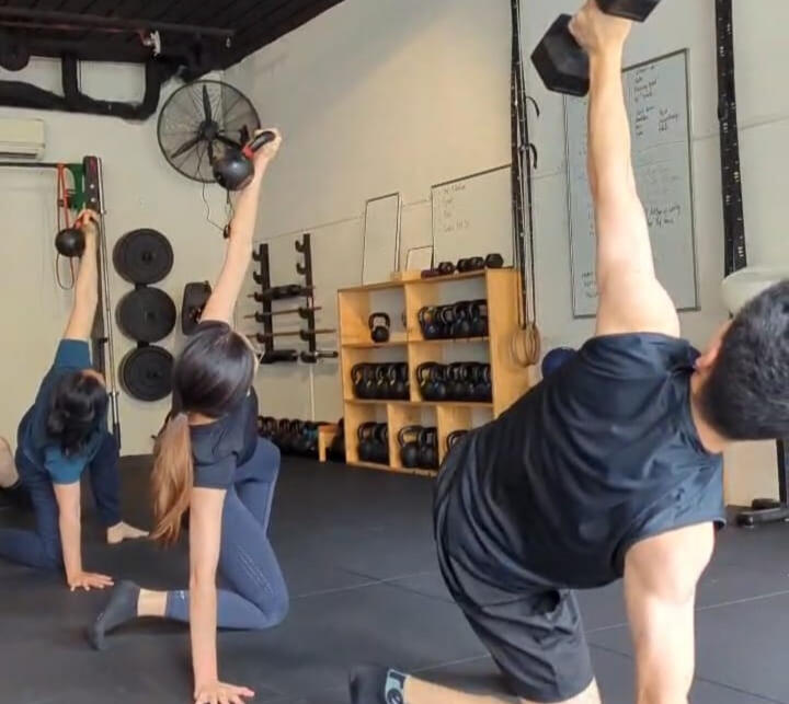 Small group training session at PT Hub North Melbourne