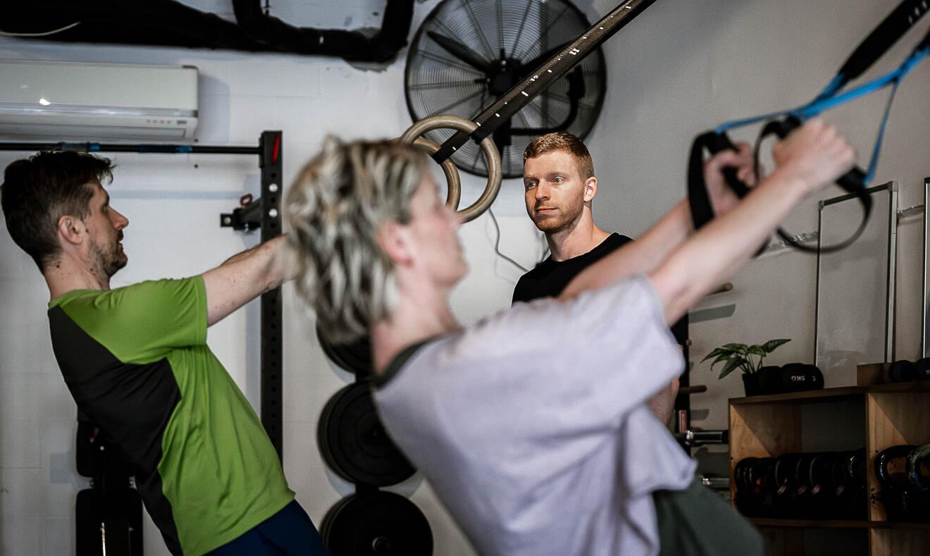 Semi-Private training session at PT Hub North Melbourne